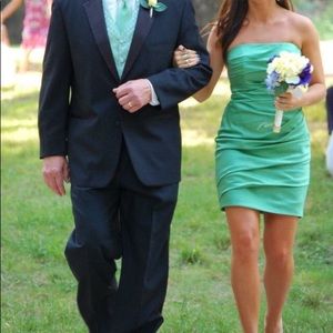 Green Bridesmaid/Cocktail Dress